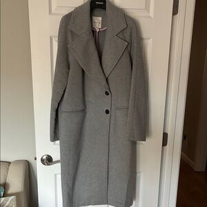 Avec Les Filles Women's Gray Trench Coat